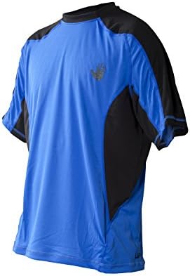 Body Glove Wetsuit Men's Performance Loose Fit Short Arm Shirt, Royal, Medium