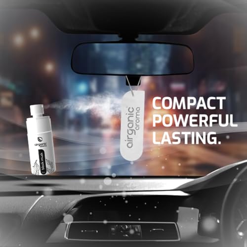 Image of Airganic aroma Black Musk Premium Spray Car Perfume (60 Ml) |Fine Fragrance Car Air Freshener | Car Accessory Interior| 400+ Long Lasting Car Fresheners Scent Spray | Car Accessories 2026