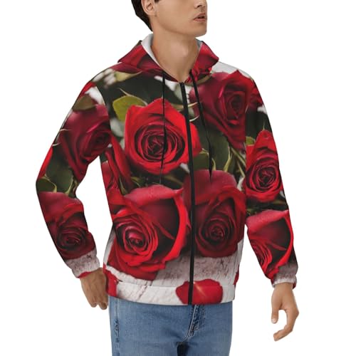 Sweat à fermeture éclair pour hommes ample et confortable contre le froid matinal