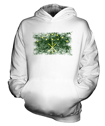 Sweat-shirt à capuche Adyguée drapeau délavé pour enfant stylé sans compromis