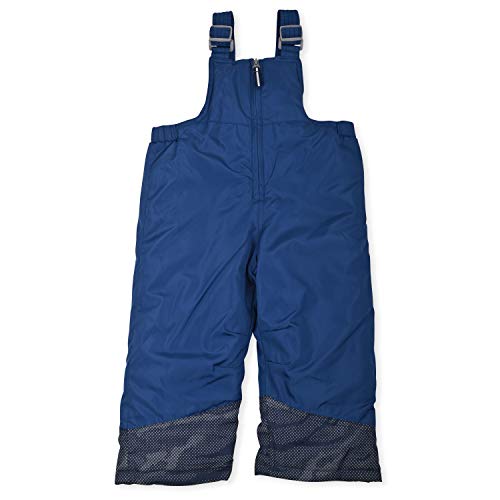 Image of Arctic Quest Boys' Bib Snow Pants and Ski Jacket Water-Resistant Snowsuit For Kids Winter Hooded Jacket, Navy, 7