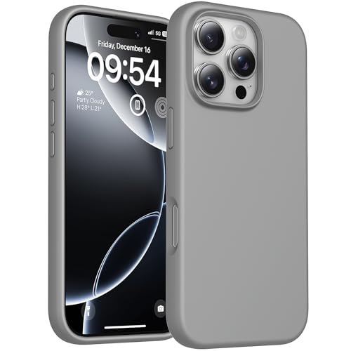 TOCOL für iPhone 16 Pro Hülle Silikon, Stoßfest rutschfest Anti-Fingerabdruck Kratzfest Handyhülle für iPhone 16 Pro Cas...