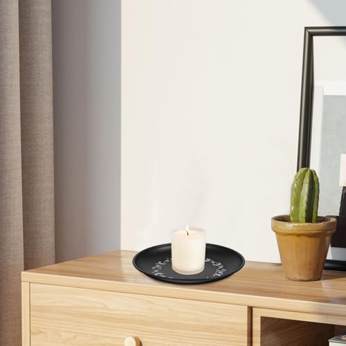 Soporte elegante para candelabros EXAOMBLE en acero inoxidable 8