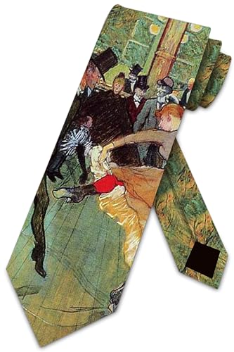 Three Rooker At the Moulin Rouge The Dance Tie Men's Art Neckties