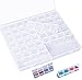 Jinlaili Boîte de Rangement 56 Grilles, Boite a Perles Rangement, Boite Rangement de Peinture au Diamant, Boite de Rangement Plastique, Boîte d'Organisateur de Bijoux pour Artisanat, Strass