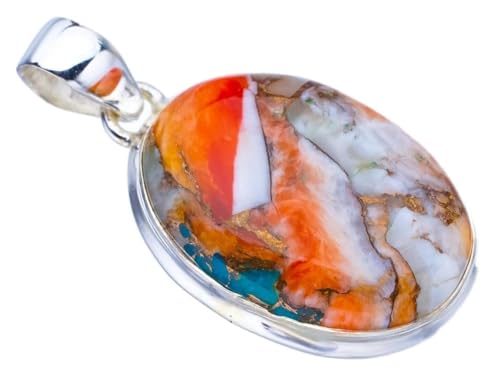 Pendentif calcédoine de cuivre, le cadeau artisanal idéal et unique