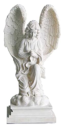 WQQLQX Statue Outdoor Angel Statue Garten Beten Engel Skulptur Schöne...