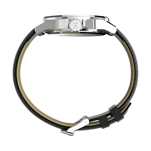Image of TIMEX Essex Round 46mm Black Dial Analog Men Watch - TW2W92900UJ