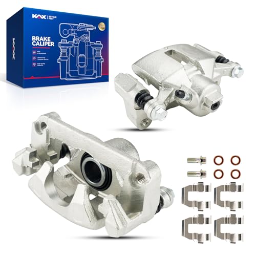 Image of KAX Disc Brake Caliper Assembly Fit for Chevrolet, Buick, Pontiac, Oldsmobile-Impala, Century, Monte Carlo, Grand Prix, Regal, Intrigue, LaCrosse, Rear Left and Right 2PC