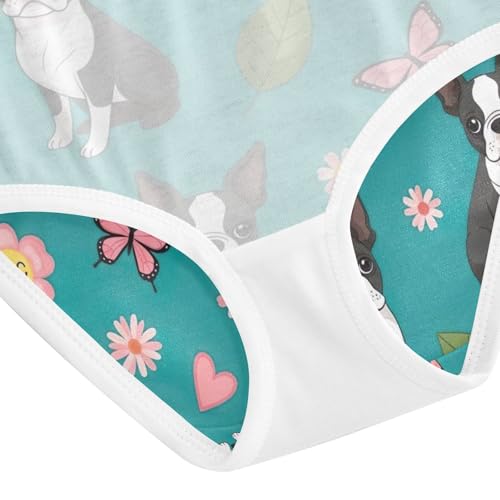 Underwear for Girls, Cute Dogs Toddler Girl Panties, Cotton Girls Underwear, 2T–8 Years4