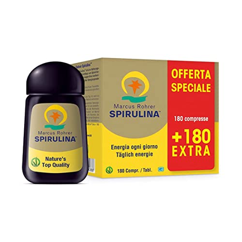 MARCUS ROHRER Alga Spirulina 180+180 Compresse Con Flacone In Vetro, color Standard, Spirulina