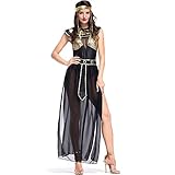 trajes egipcios de mujer □ Contenido del paquete: Vestido + pieza de cabeza + pieza de cuello + cinturón