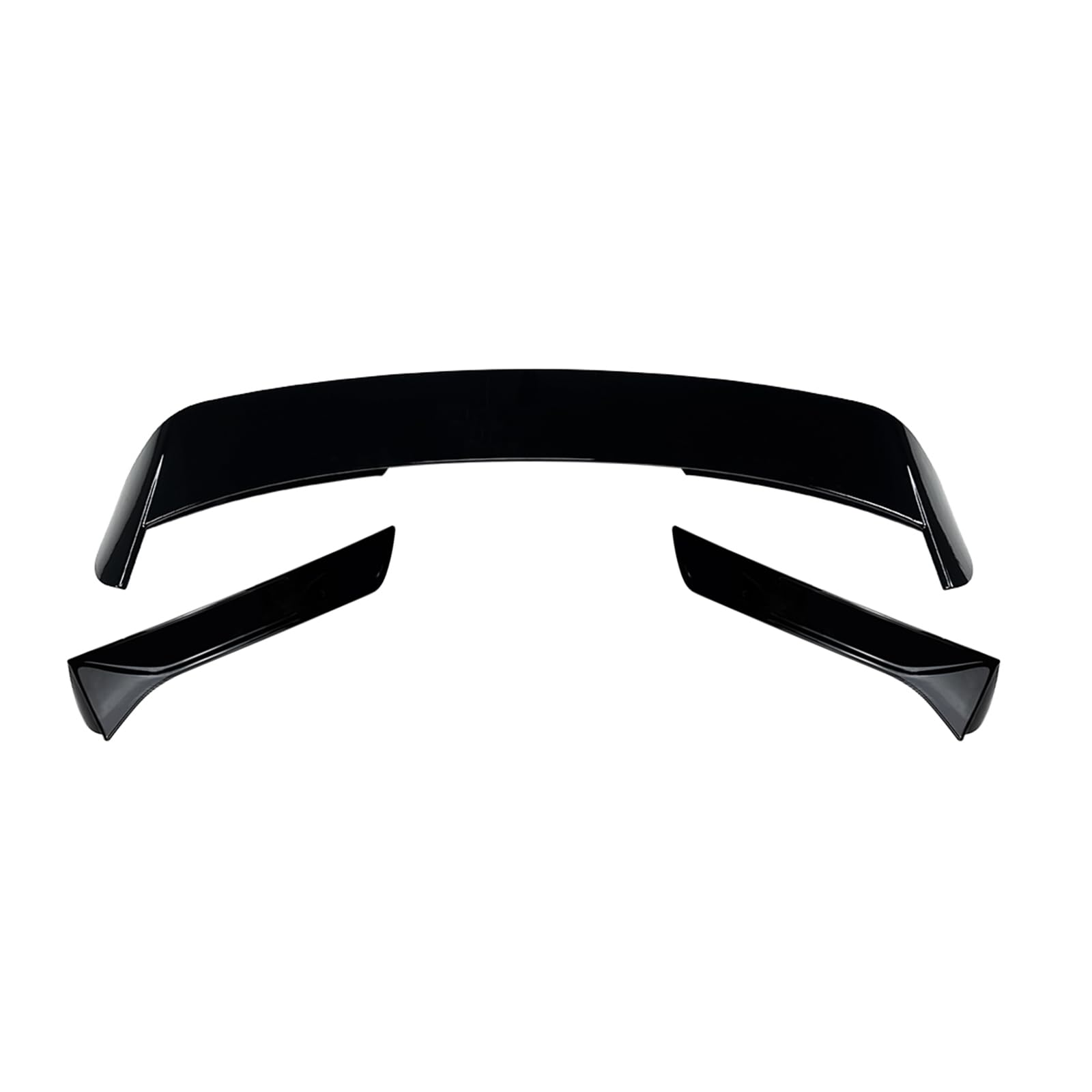 Alerón Spoiler Ala de Maletero Techo Trasero Divisor Lateral Trim Para SEAT Leon MK3 2013-2019 Negro