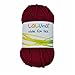 Produktbild Uni Wolle dunkelrot 100% Polyacryl Wolle 50g - 135m, Garn zum Stricken & Häkeln, Marke: LaLuna®