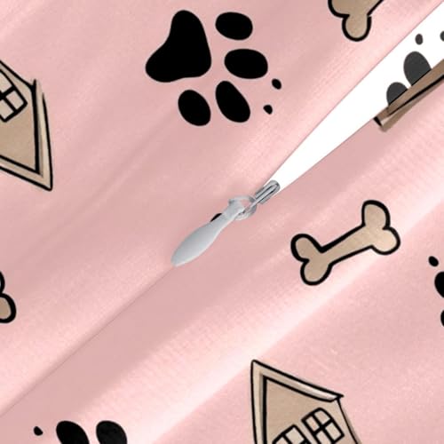 Housse de coussin velours motif chien 50x50 lot de 2 protège canapé déco