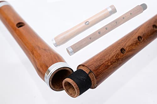 Wooden Flute Traditional Natural Rosewood Quena Flute With Case Musical Instrument - Ideal Gift Flutes #TOP1
