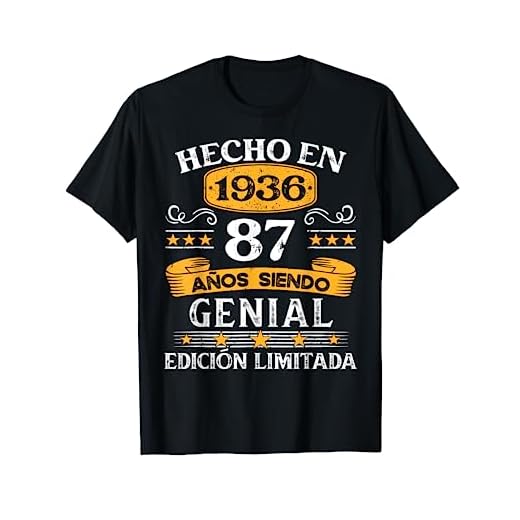87 Años Cumpleaños Regalo Hombre Hecho En 1936 Hecho En 1936 Camiseta
