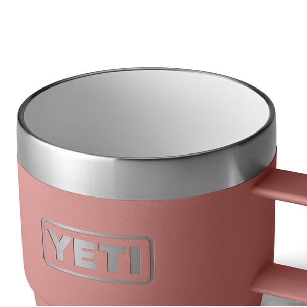YETI Rambler Espresso Mug, Vacuum Insulated Stainless Steel Stackable Mug, Sandstone Pink, 2 Pack 6 oz (177 ml) - Image 2