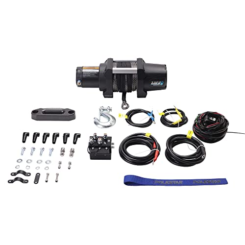 Polestar winche eléctrico 3500 lb 12V con cable acero 50 pies miniatura 4