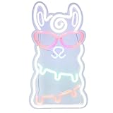 Photo Gallery topyond luce al neon a led, insegna da parete a forma di alpaca, alimentata tramite usb, divertente arte al neon vibrante per casa, camera da letto, bar, arredamento di club, di natale Photo Gallery topyond luce al neon a led, insegna da parete a forma di alpaca, alimentata tramite usb, divertente arte al neon vibrante per casa, camera da letto, bar, arredamento di club, di natale