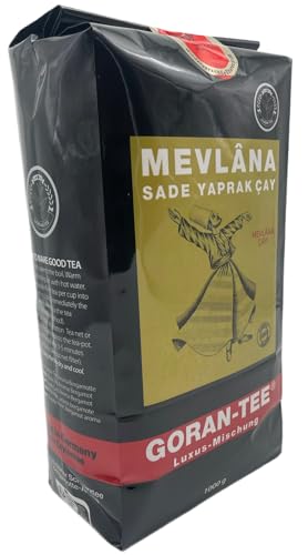 Mevlana Goran Premium Ceylon Tee mit Bergamot-Aroma schwarzer Tee türkischer Tee (1 x 1000g)