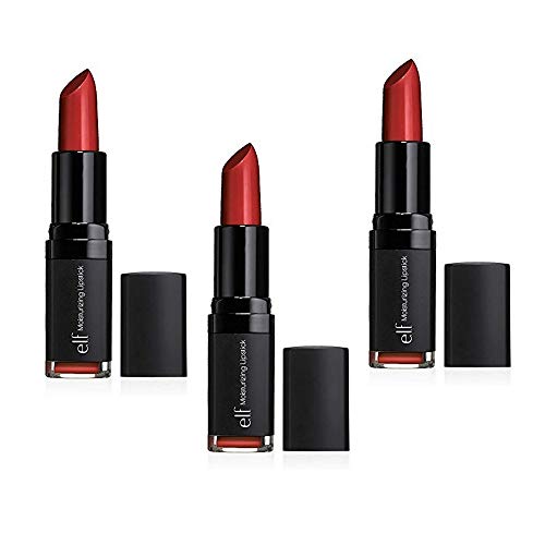 Pack Of 3 E.l.f. Moisturizing Lipstick, Red Carpet 82640 #TOP3