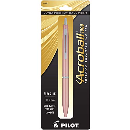 Bolígrafo Pilot Acroball 1000 rosa fina de 0,7 mm: escribe sin borrones