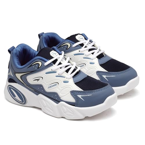 Image of ASIAN Kids VISION-02 Stylish Casual Chunky Sneakers with Laces for Boys, Trendy and Comfortable Shoe Perfect, Walking, and Outdoor Play, Lightweight and Durable Design Suitable for Kids