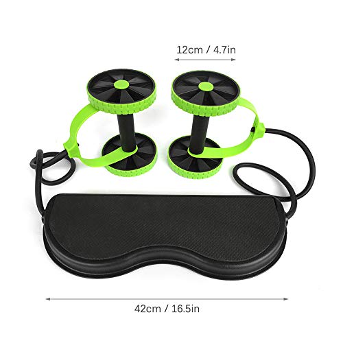 Honelife Multi Função Double AB Roller Wheel Dobrável AB Muscle Trainer Home Gym Fitness Wheel