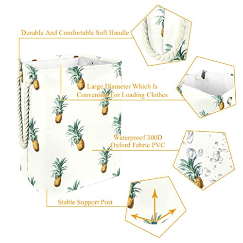 Panier à linge ananas robuste avec poignée pour simplifier la lessive - 6
