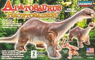 Lindberg - LND70281 - Apatosaurus/Brontosaurus w/Caveman (Plastic Models)