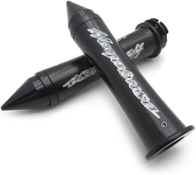 Custom 7/8" 22mm Handlebar Grips Compatible with Gsxr 1300 R Hayabusa All Year Black