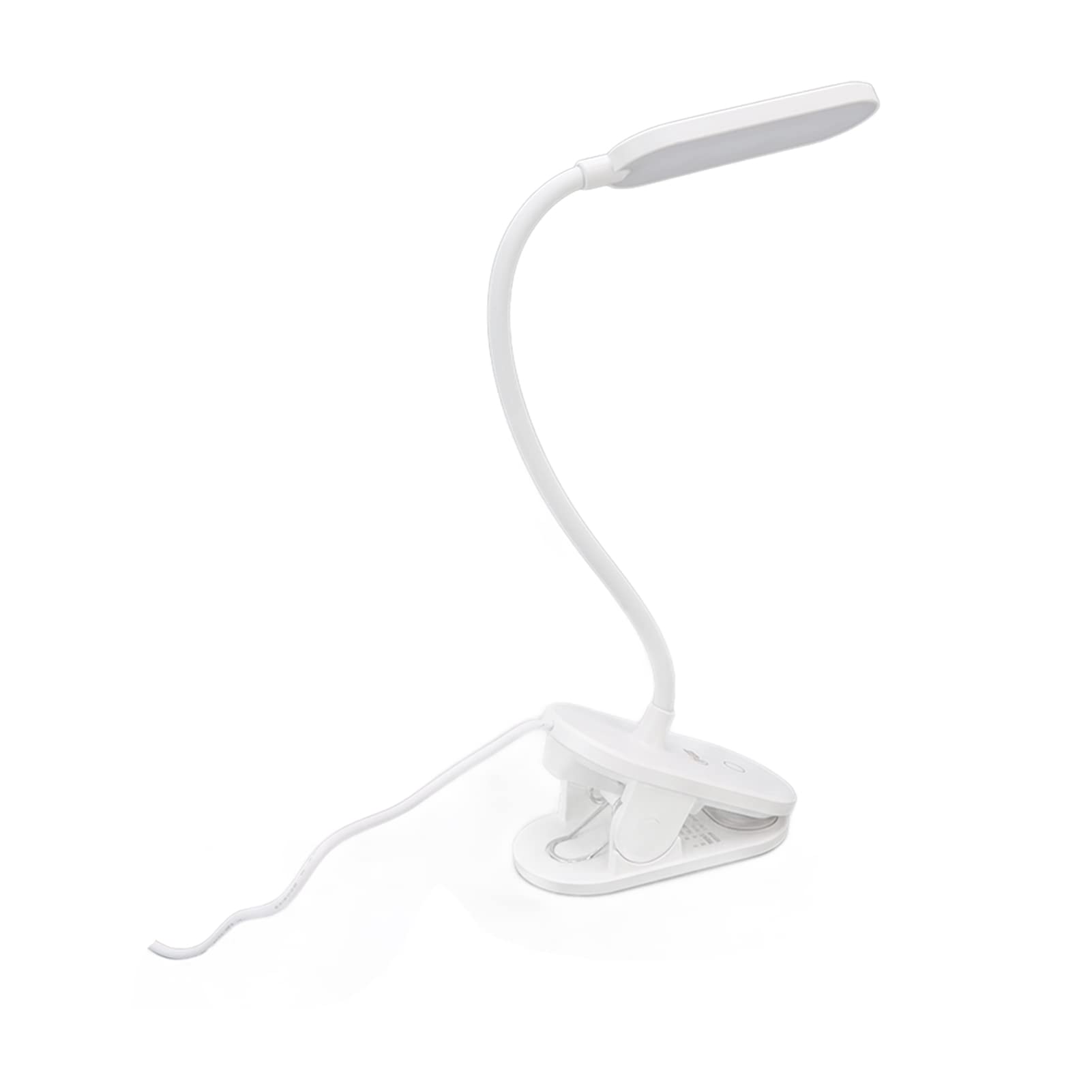 Fafeicy Lampada A Clip LED Con Rotazione 360° – Luce Da Lettura Con Collo Flessibile E USB, Perfetta Per Studio E Computer - 2