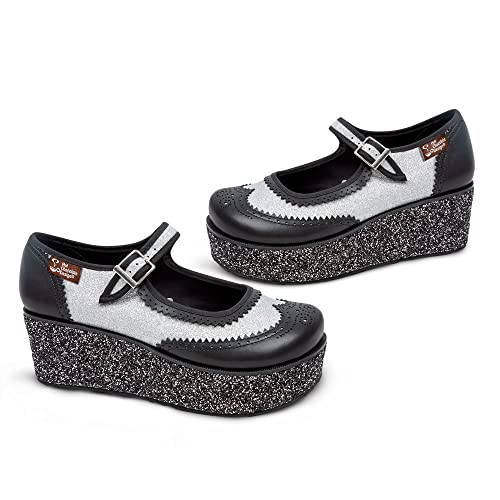 Image of Hot Chocolate Design Whimsical Women's Platform Mary Jane Shoes