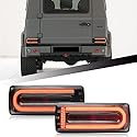 njssjd LED Heck-Kombi-Rückleuchten-Baugruppe, kompatibel mit 1990–2018 M/ercedes Benz G-Klasse W463 G230 G300 G320 G350d G500 G36 G55 G63 G65 AMG W463A Style Rückleuchten Bremslicht Sets
