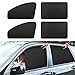 Car Curtains for Side Window - 4 Pcs Privacy Sun Shades Magnetic 100% Block Light Car Window Covers with Cooler Feeling (dexterous, 4pcs)