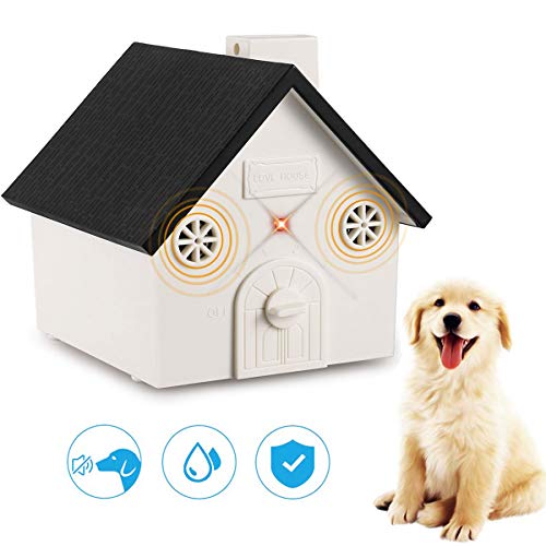 Dog Bark Control Stop Barking Device Ultrasonic Anti-Bark Device, Automatic Outdoor Dog Training