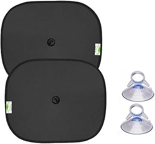 Sarte Universal Car Window Sun Shade for All Cars (Black)