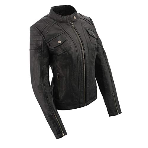 Amazon.com: Milwaukee Leather SFL2806 Women's Quilted Black