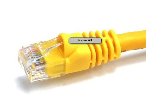 Cable Ethernet Patch Cat6 3 ft Amarillo Pack x10
