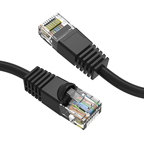 Paquete 20 cables Ethernet Cat 6 150 pies negro UTP