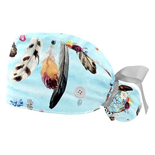 Casquettes de travail respirantes JDEZ anti-transpiration avec élastique ajustable lot de 2