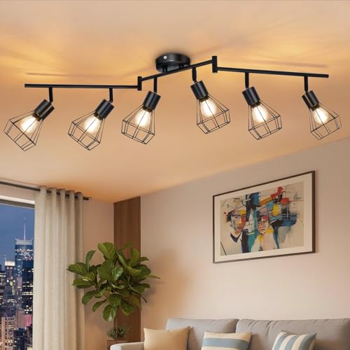 🔥【Installazione a Soffitto o a Parete Semplicissima】Installa questi faretti da bagno come illuminazione principale o come applique! Tutti gli accessori di fissaggio inclusi. Collega i fili, fissa la staffa e avvita le lampadine - installazione senza elettricista in 15 minuti.