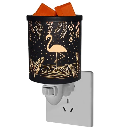 kaakuuki Plug in Wax Warmer for Scented Wax melt Warmer scentsy Plug in Wax melt Warmer Electric Candle Warmer Home Decor Gifts for Women(Flamingo)