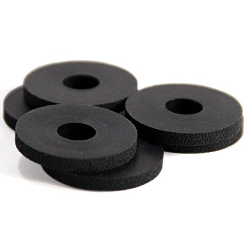 Stay Put Strap Locks - Premium Silicone Rubber Guitar Strap Blocks (6, Black) #TOP1