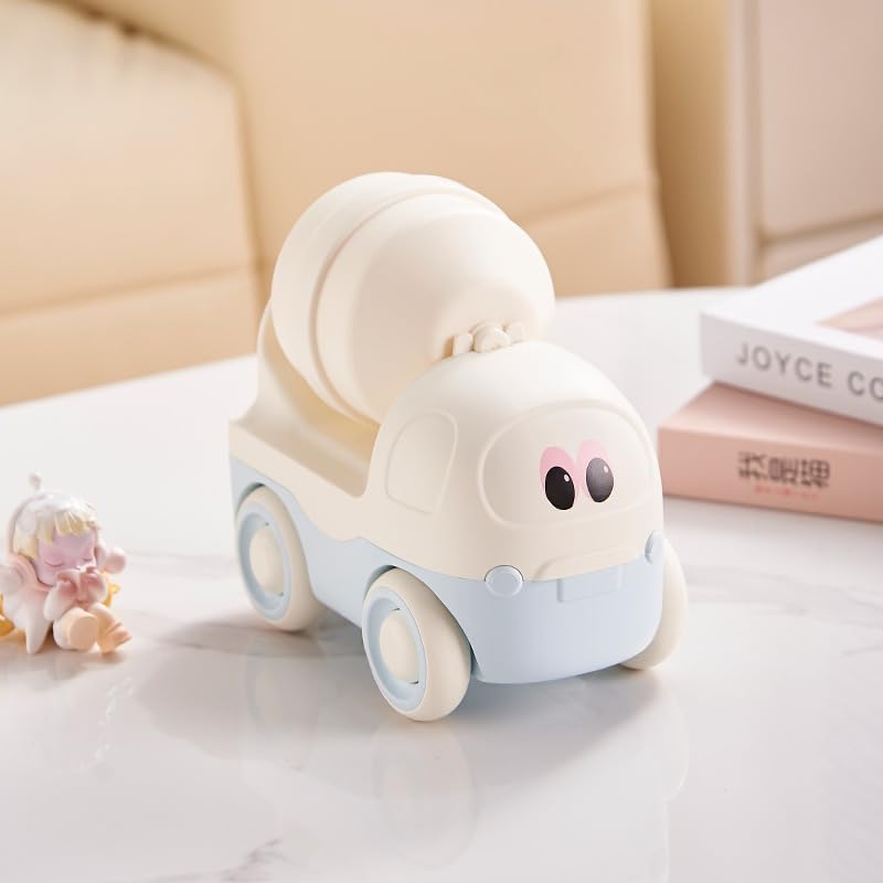 Image of Money Saving Bank with Coin Slot / /Creative Cartoon Design Money Bank / /Plastic Piggy Bank for Boys & Girls (Pack of 1) (Truck Piggy Bank - Blue)