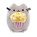 GUND Pusheen Snackables Popcorn Cat Stuffed Plush, Gray, 9.5 in