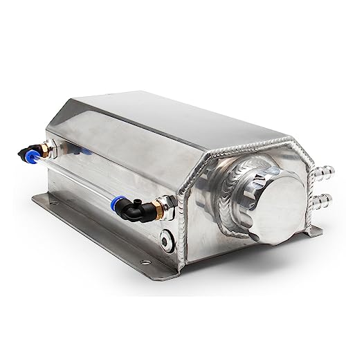 Contenedor de Captura de Aceite de Aluminio, Tanque de Desbordamiento de Refrigerante Tanques de Depósito de Latas de Captura de Aceite, Tanque Separador de Aceite Universal con