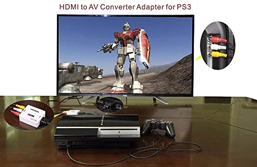 Image of Ikis HDMI to RCA /AV Converter - 1080P 3RCA HDMI2AV Composite Video Audio Adapter for Media Streaming Devices
