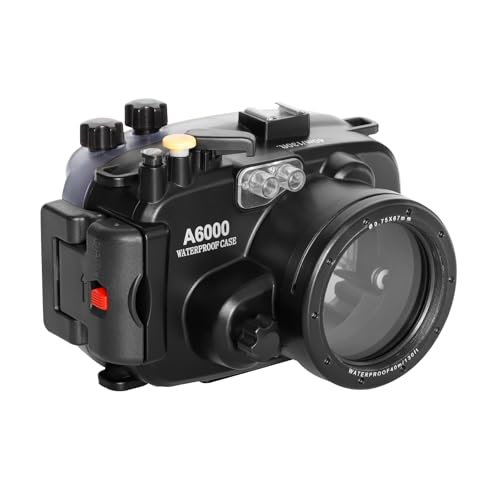 Image of A6000 Underwater Camera Housing, Professional Waterproof Case, IPX8 Rated 130ft Depth, Drop-Proof, Freeze-Proof (YH-A6000)